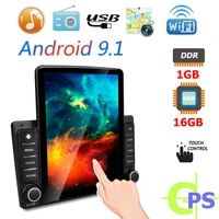 2din android 9 1 car radio fm gps map multimedia video mp5 player 9 5 inch ips display screen bluetooth wifi audio video player
