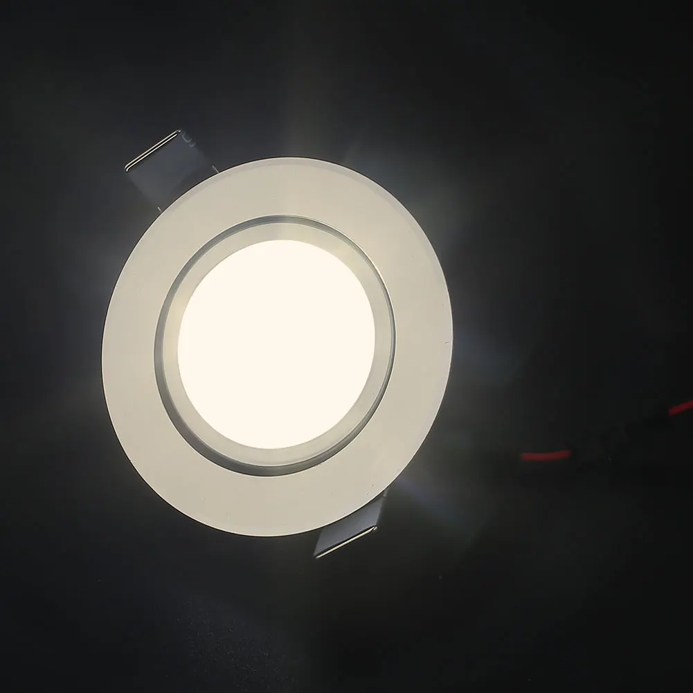 3LED Dimmable 30 градусов линза потолочная лампа панель вниз лампочка 330lm 80