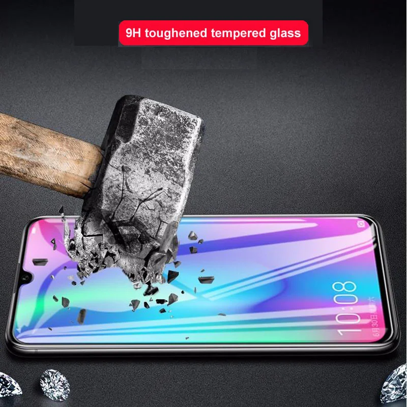 

9H Protective Glass on the For Huawei Honor 9 10 20 Lite 10i 20i 8X 8C 8A 8S 9X 9A 9S 20S Screen Protector Tempered Glass Film