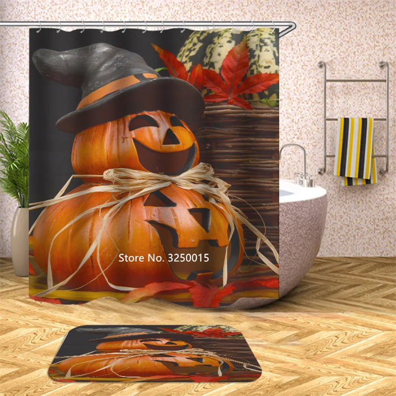 

Modern Simple Painted European and American Wind Shower Curtain Bathroom Waterproof and Mildew Proof Bathroom Decoration