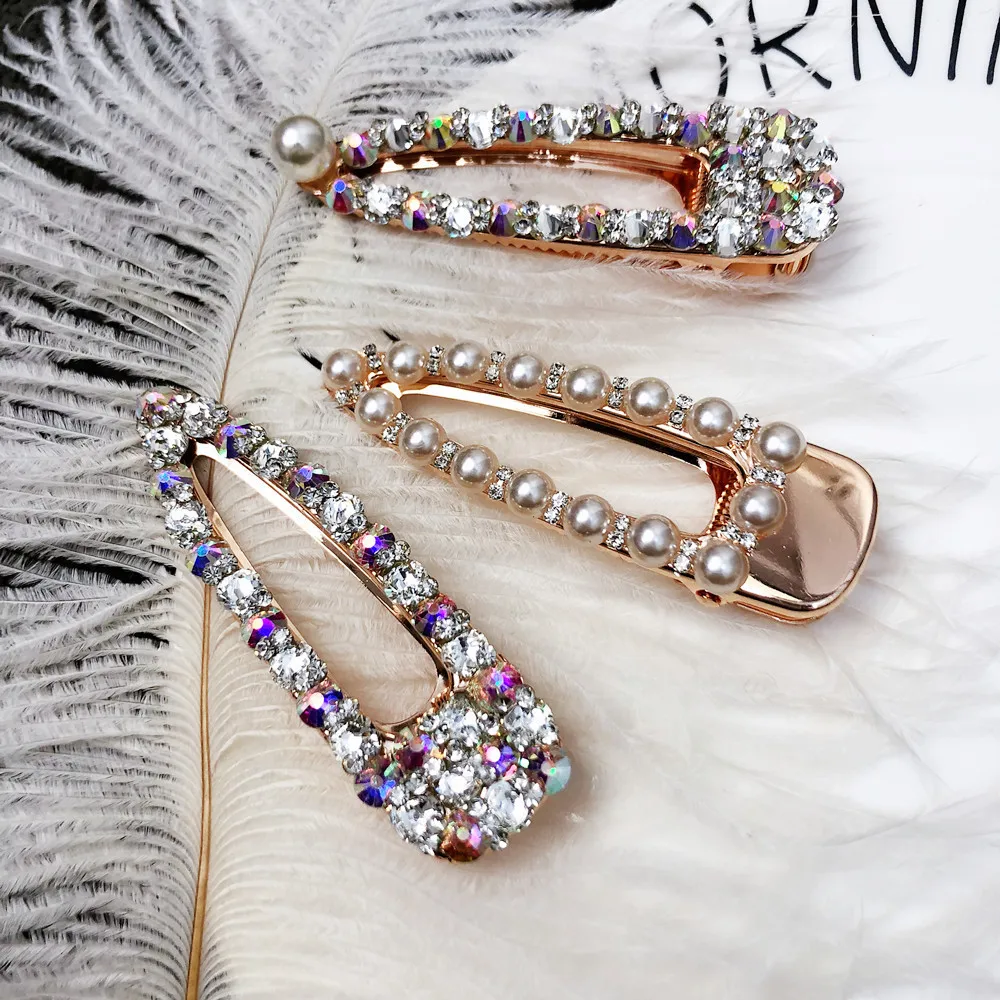 Жемчужный зажим для волос заколка пряжка Шпилька аксессуары укладки женщин и