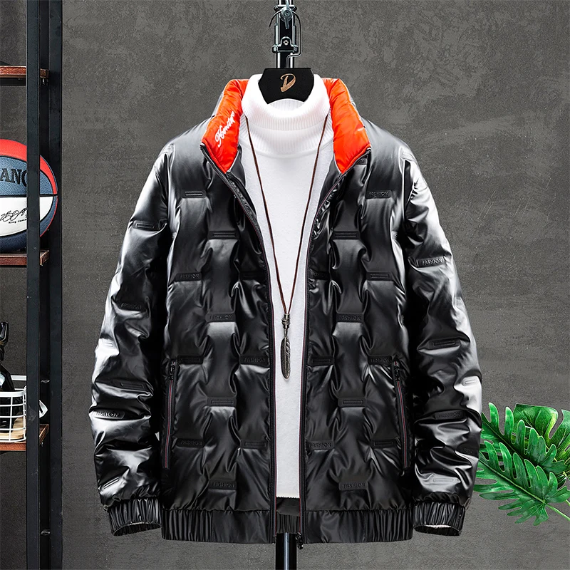 

Men's Down Jacket Casaco Masculino New Winter Thicken Parka for Lovers Casual Male Coat Fashion Outerwear Jaqueta Para Hombre