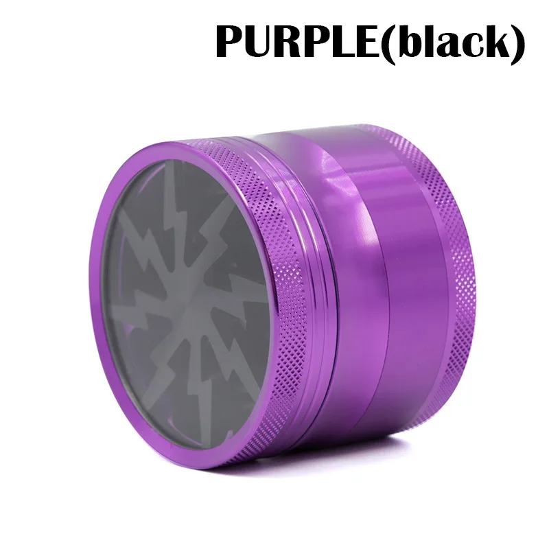 

63mm New aluminum alloy lightning Tobacco Grinder Smoking Spice Mill Grinder Machine Accessories