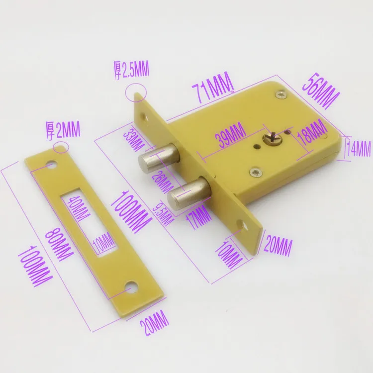 Невидимые замки DeadBolt предотвращают блокировку двойного стержня невидимые