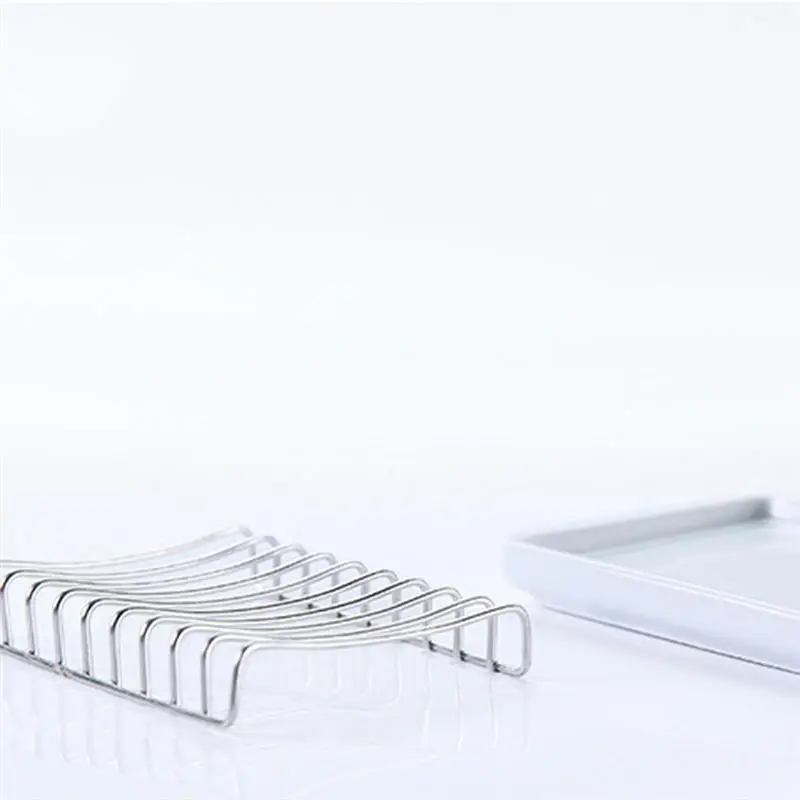 Мыльница из нержавеющей стали керамический поднос для слива мыла держатель душа