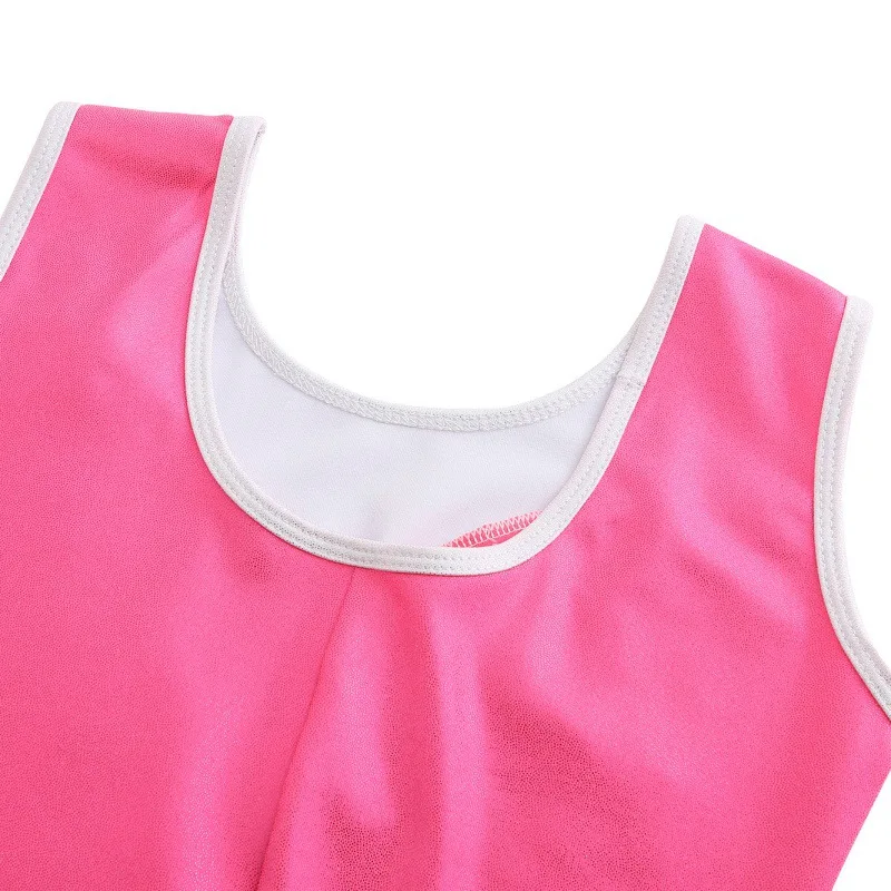 Гимнастический костюм Dancesuit для девочек без рукавов танцевальные трико Детские