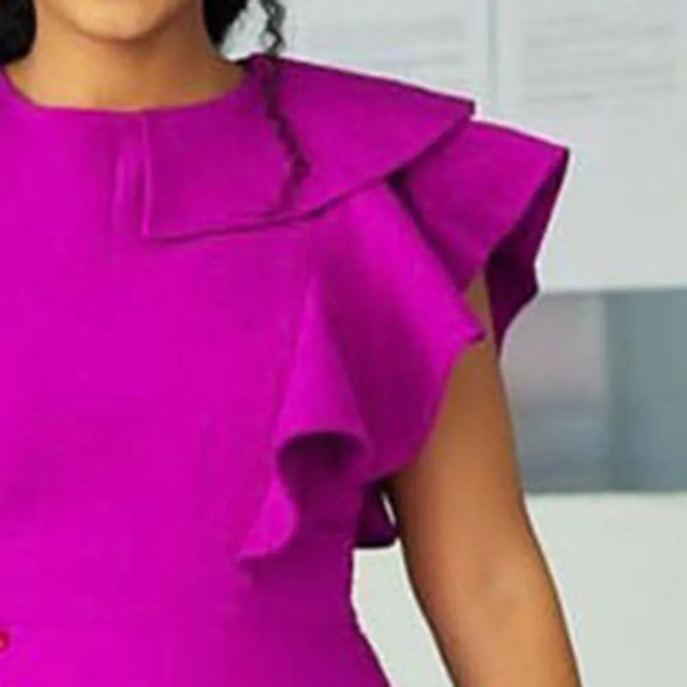 2019 летнее платье без рукавов с оборками и низким вырезом женские вечерние