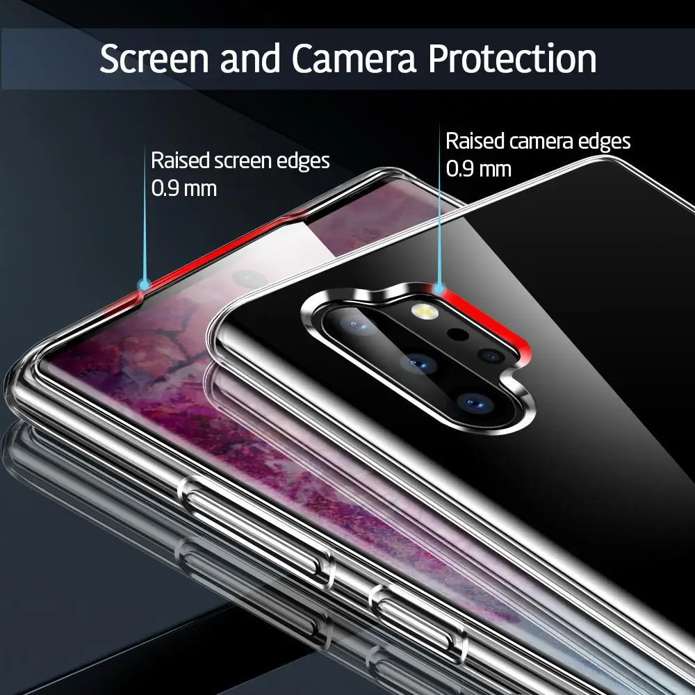 Прозрачный мягкий чехол из ТПУ с принтом "для samsung Galaxy Note 10 Pro A50S A30S A20S A10S S10 S9 S8 плюс A6 A8 плюс ультра тонкий силикон чехол