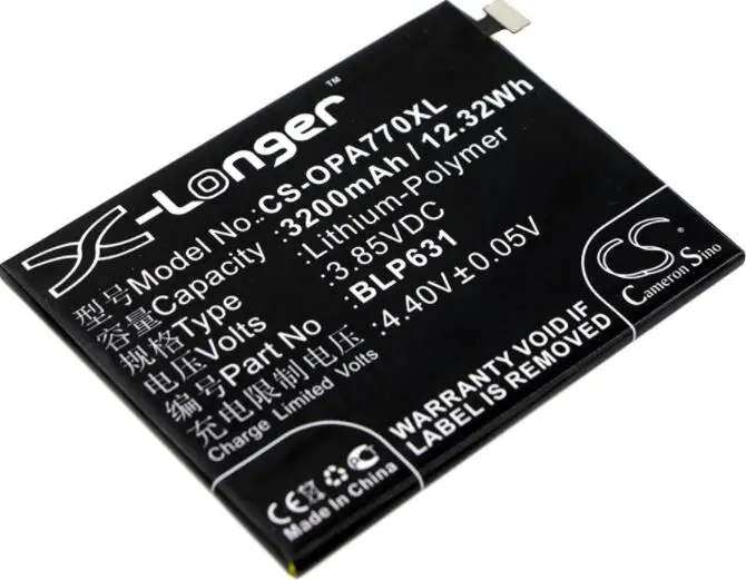 Cameron sino 3200 мА/ч, батарея для OPPO A73 A73 Dual SIM TD-LTE A73m A73t A77 A77 Dual SIM A77m A77t F1s F5 Молодежные Dual SIM