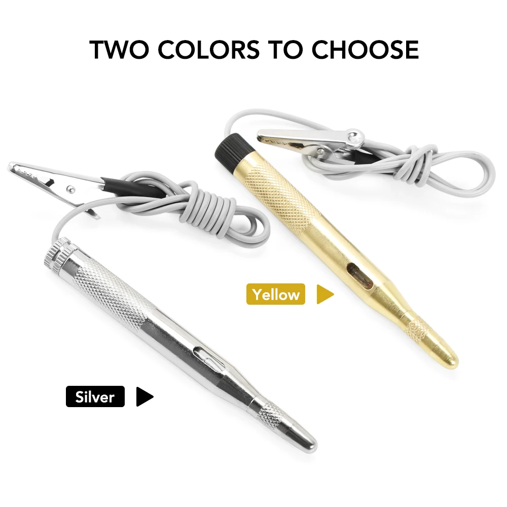 Тестер цепи автомобиля тестовая ручка зонд светильник Системы 6V-24V для Toyota alphard