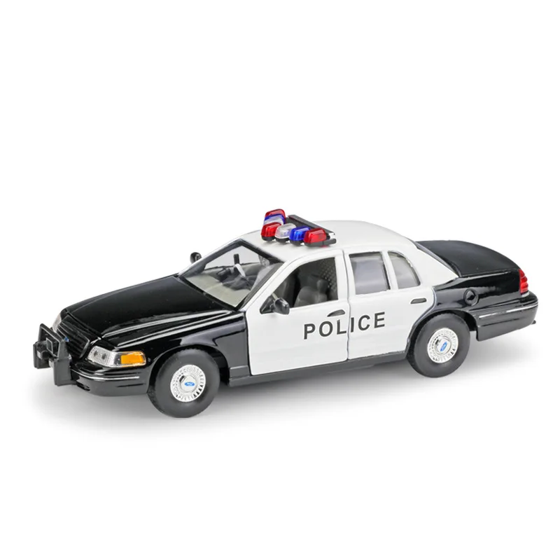 Модель автомобиля HOMMAT 1:24 полиция Форда короны Виктории металлические литые
