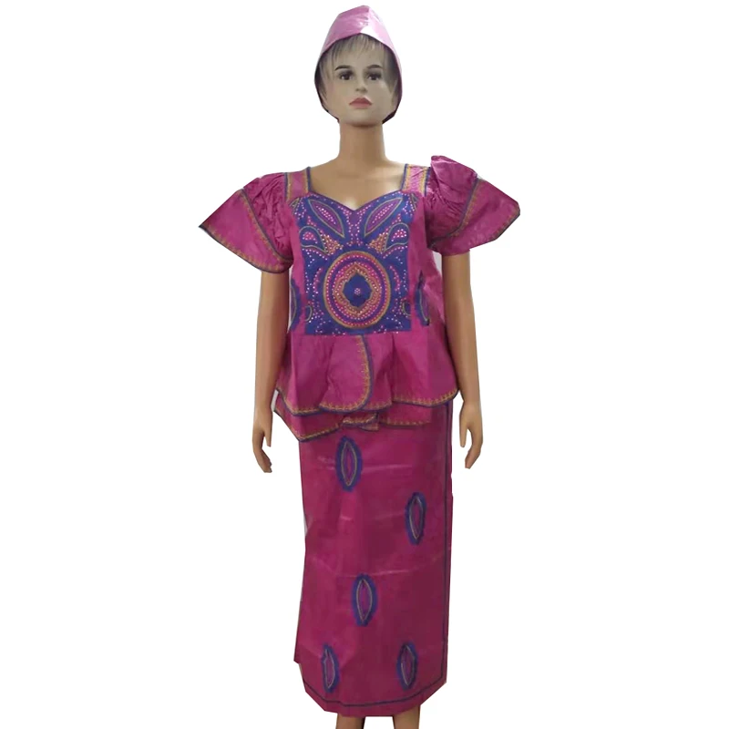 Женское платье тюрбан с юбкой MD комплект из платья и юбки в африканском стиле
