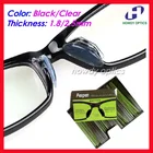 5 пар ацетатных пластиковых оптических очков очки Силиконовые черные прозрачные 1,8 мм 2,5 мм противоскользящие носоупоры стикеры аксессуары
