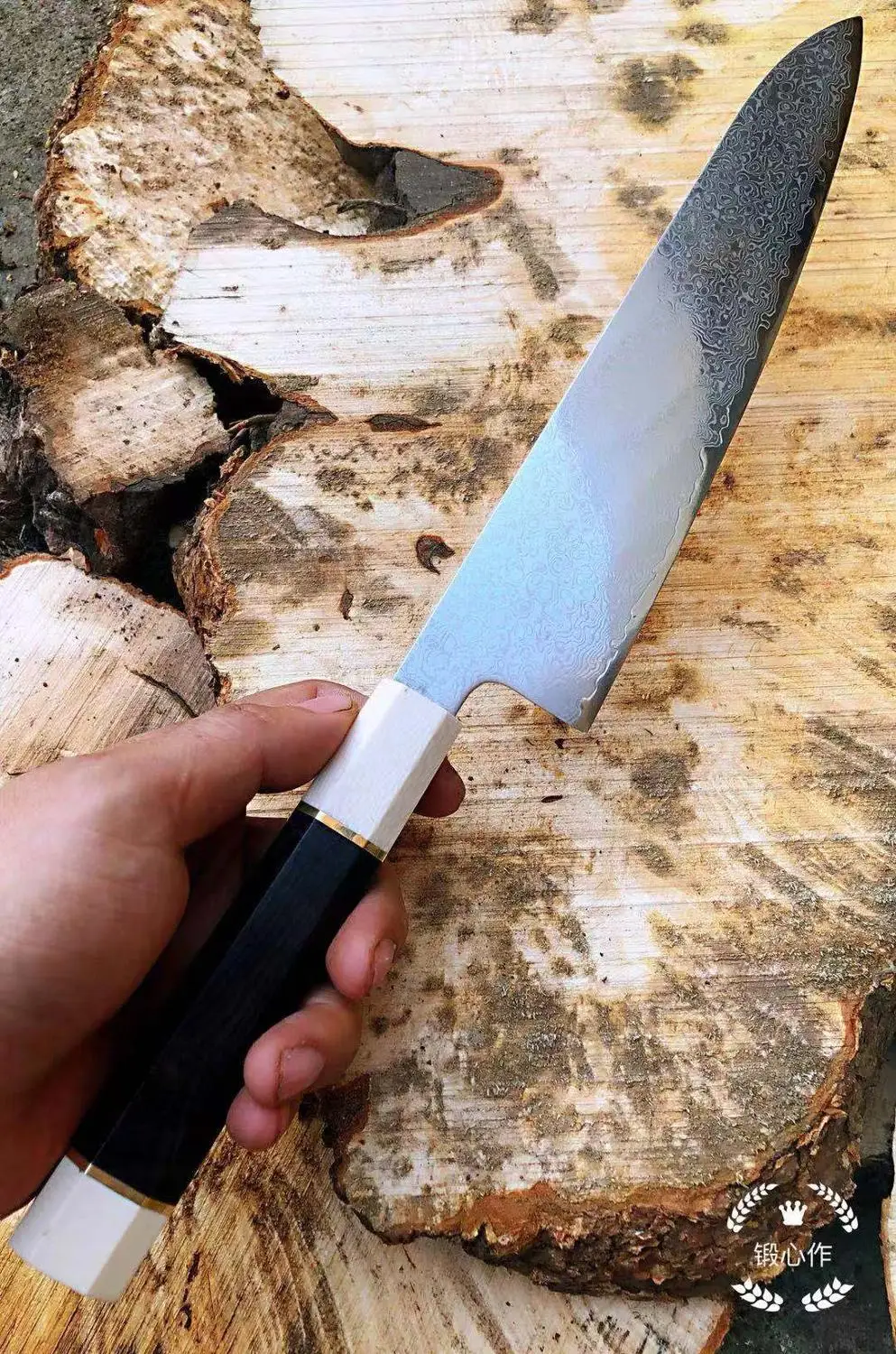 Дамасская сталь VG10 нож шеф-повара Gyuto инструмент для приготовления пищи meet Тесак японские кухонные ножи Набор черное дерево ручка острые