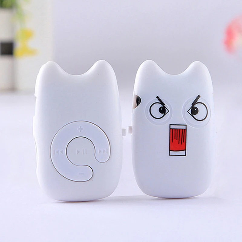 USB: 2 0 4 8*3*1 см Женский мультяшный мини mp3 плеер симпатичный музыкальный с
