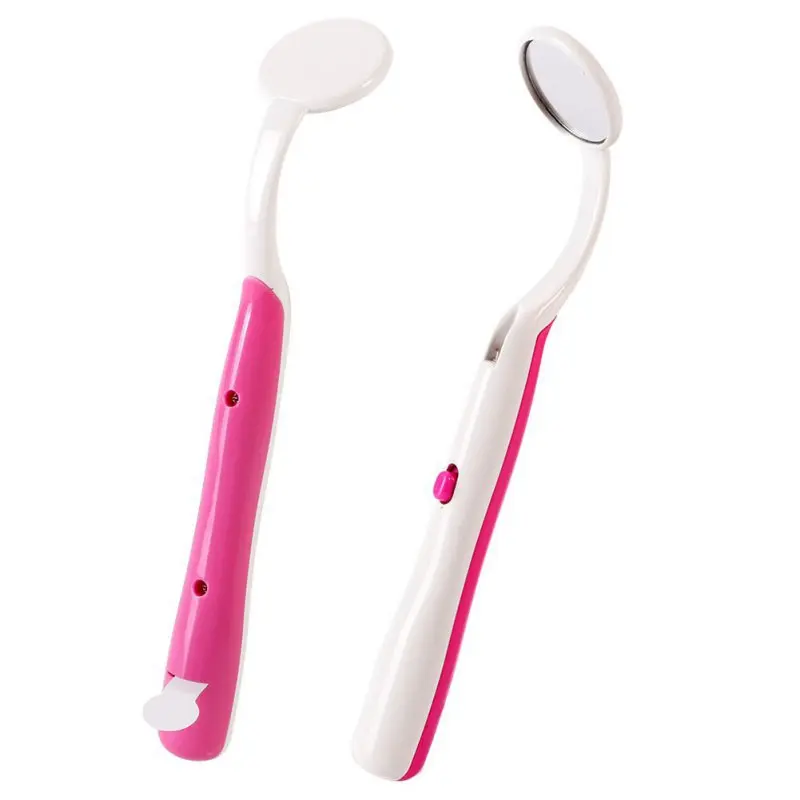 1 шт. светодиодный светильник стоматологическое зеркало для полости рта супер яркое прочное многоразовое зеркало для рта с подсветкой инструмент для ухода за зубами машина для гигиены полости рта