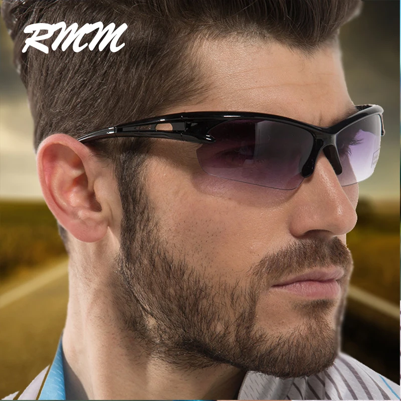 Модные популярные мужские солнцезащитные очки спортивные для верховой езды