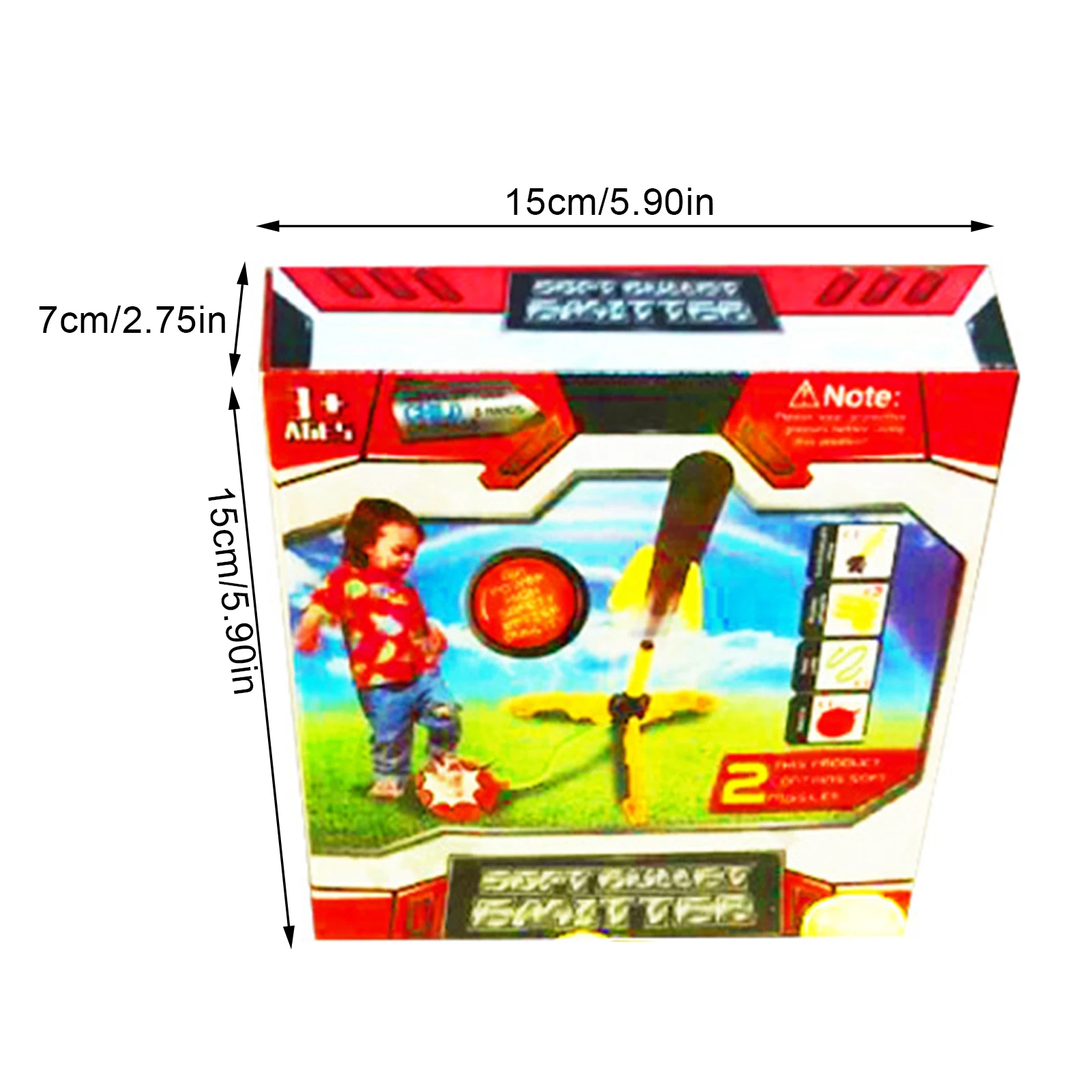 

New Outdoor Air Pump Jump Stomps Foam Rocket Launcher Toy Step To Launcher Jump Rocket Outdoor Sports Game Toy For Children