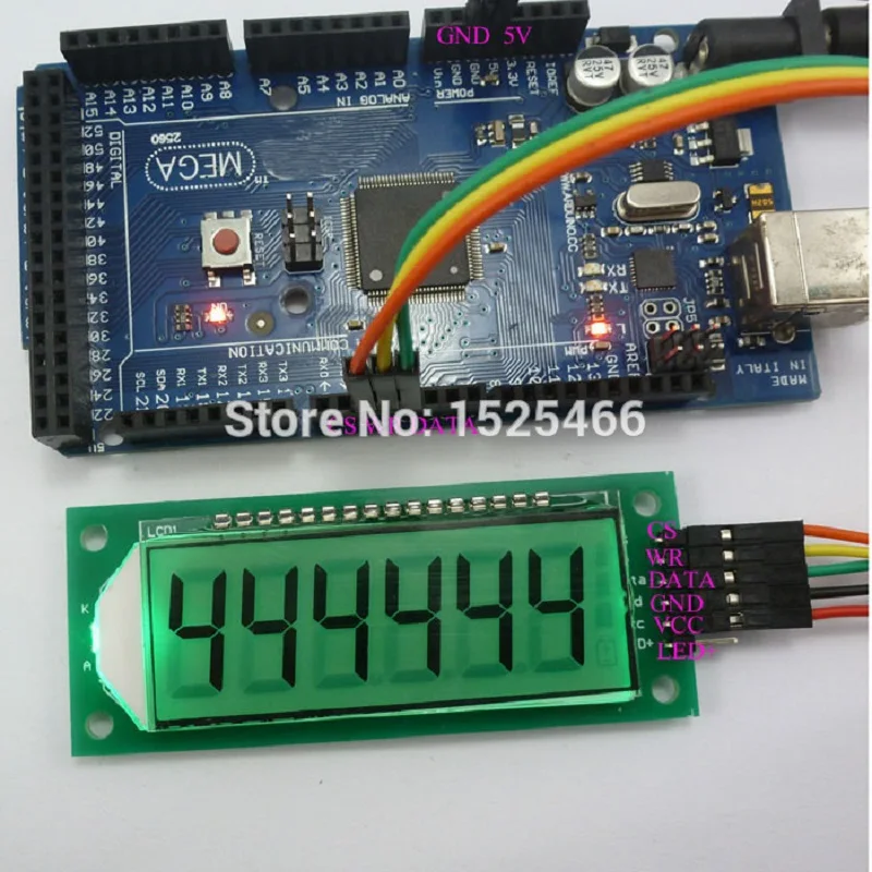 TB232 с кодом образцом UNO MEGA2560! 6 битный 7 сегментный светодиодный модуль контроллера