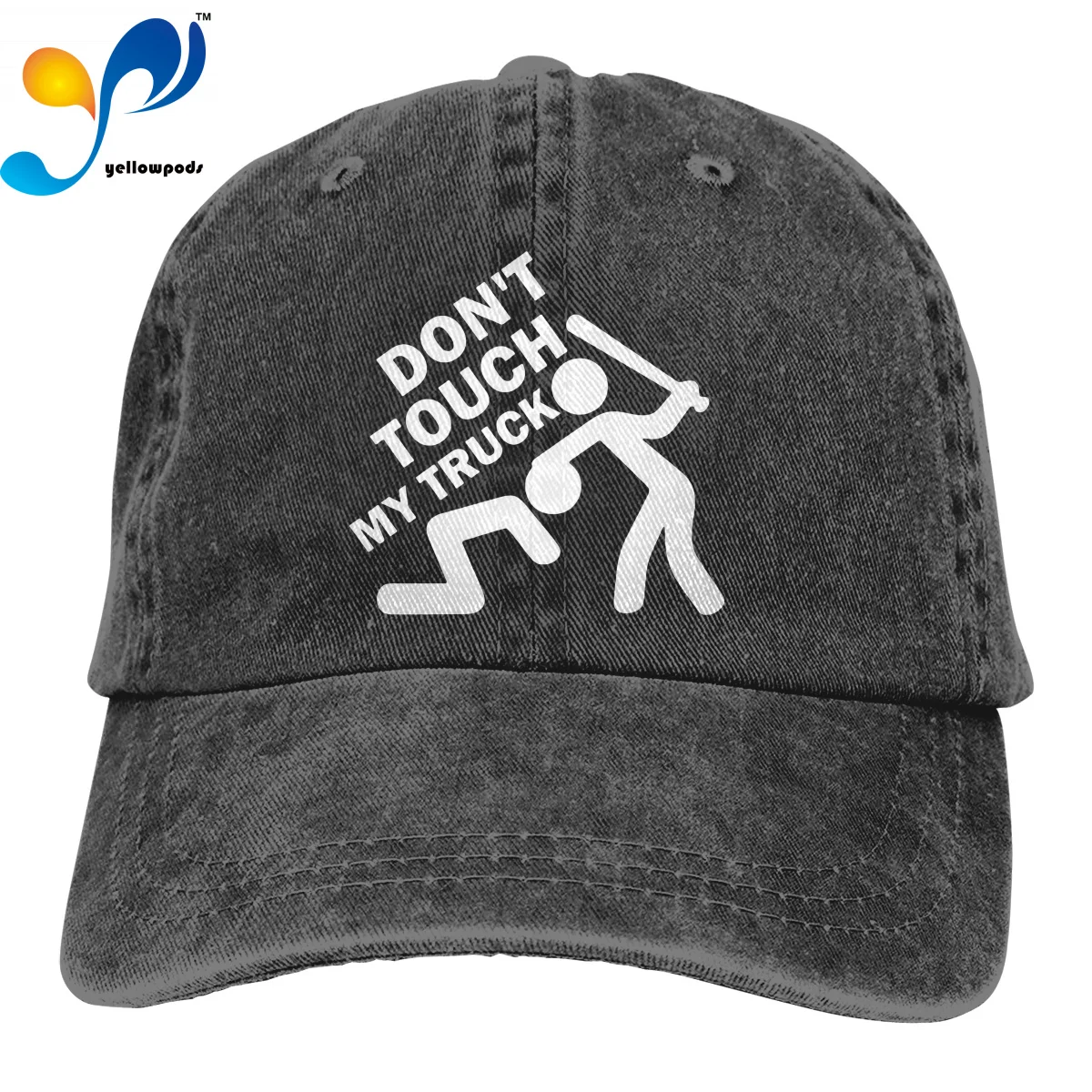 

Женская и мужская бейсбольная кепка Don't Touch My Truck, модная Регулируемая Кепка в стиле хип-хоп с козырьком
