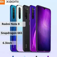 redmi xiaomi note8 global rom snapdragon 665 48mp 4000mah 18w fast charge smartphone note 8