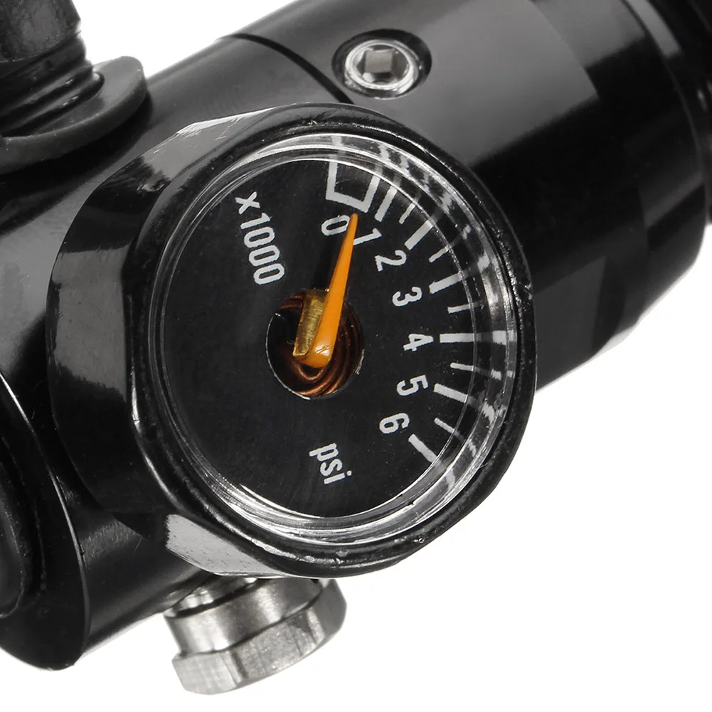 5/8 дюймов 18UNF нить Пейнтбольный клапан регулятор 4500psi гПа Воздушный бак Выход 1800psi