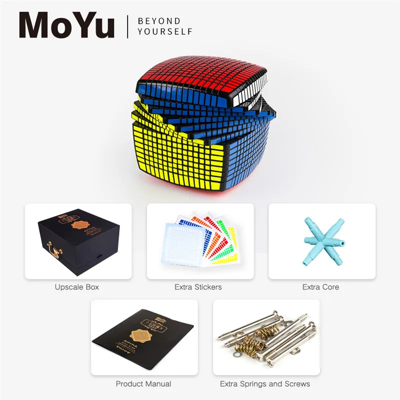 

Moyu 15x15x15 Magic Speed Cube Stickerless Professional 15x15 Puzzle Cube Educational Toy For Kid Gift