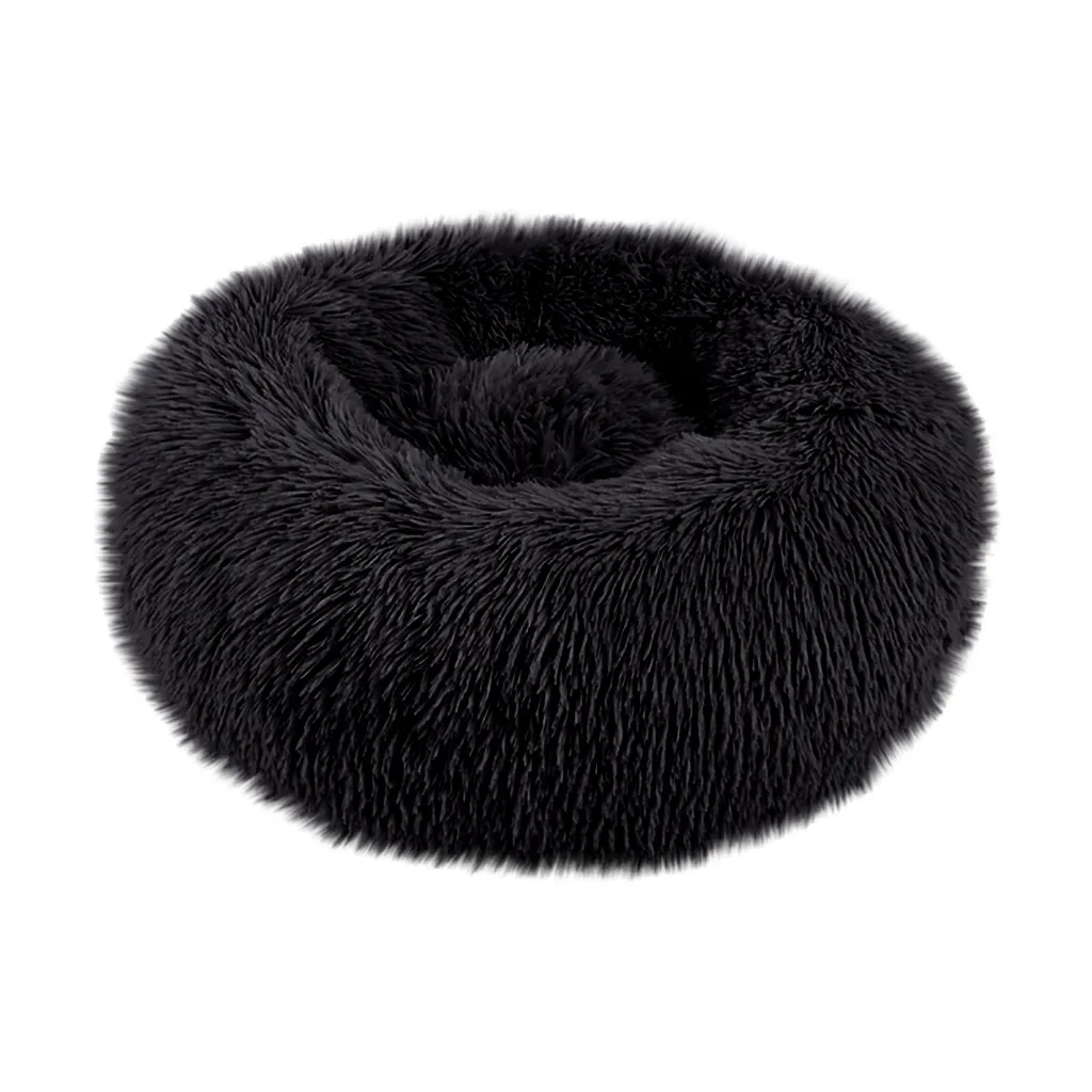 

Soft Pet Bed Kennel Dog Round Cat Winter Warm Sleeping Bag Long Plush Bed Puppy Cushion Mat cat accessories