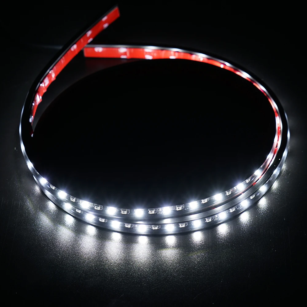 

BEVINSEE 60" Running Board Side Step LED Light Turn Signal DRL Strip Bar For GMC Honda civic Waterproof