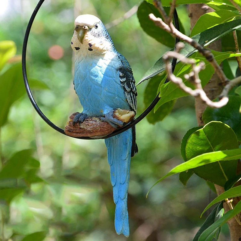 Имитация каучукового попугая домашнее украшение ручная работа креативная