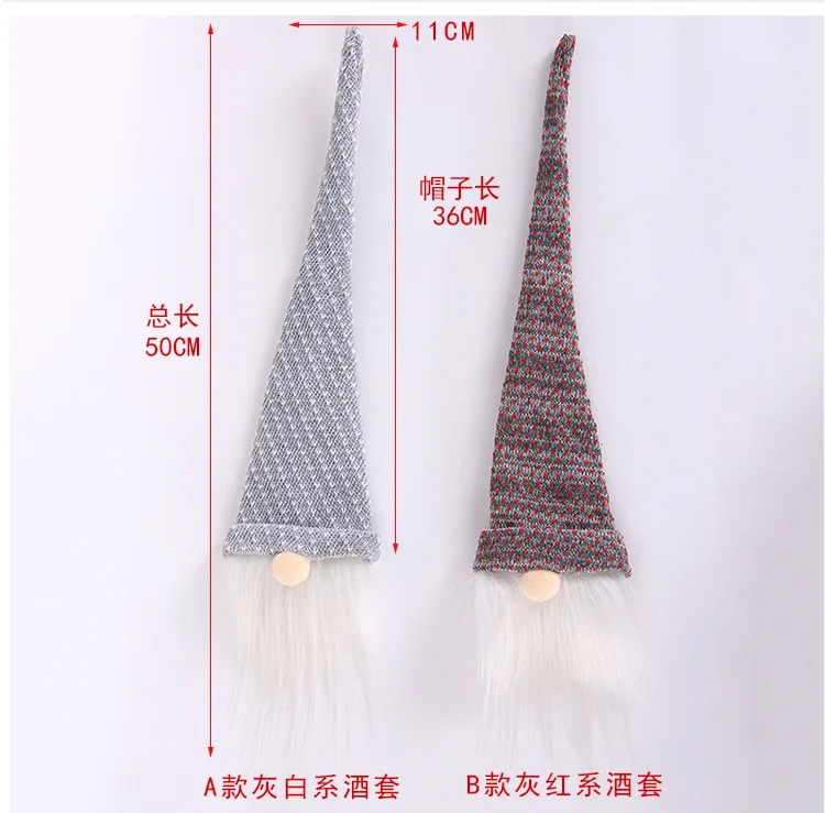 2p крышка для бутылки вина Рождественская канун Снеговик Resuable Защитная сумка