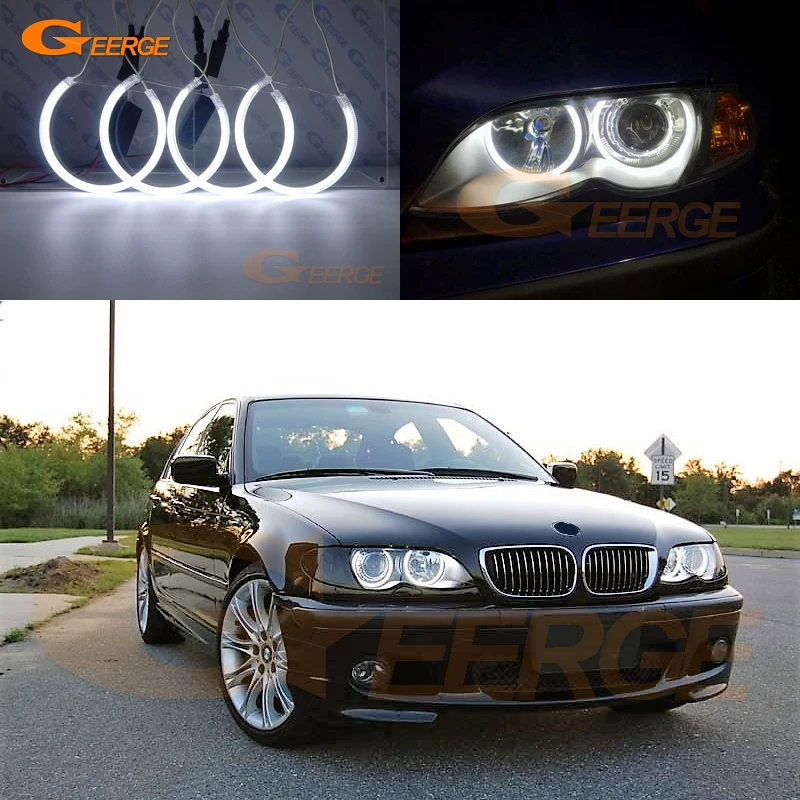 Отличный ультра яркий CCFL ангельские глазки набор колец автомобильные аксессуары