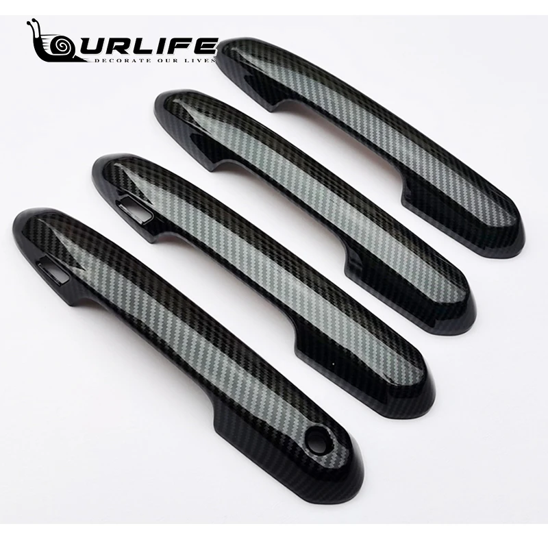 Крышка дверной ручки для Toyota Rav4 Rav 4 Xa50 2019 2020 2021 2022 Abs пластик углеродное волокно