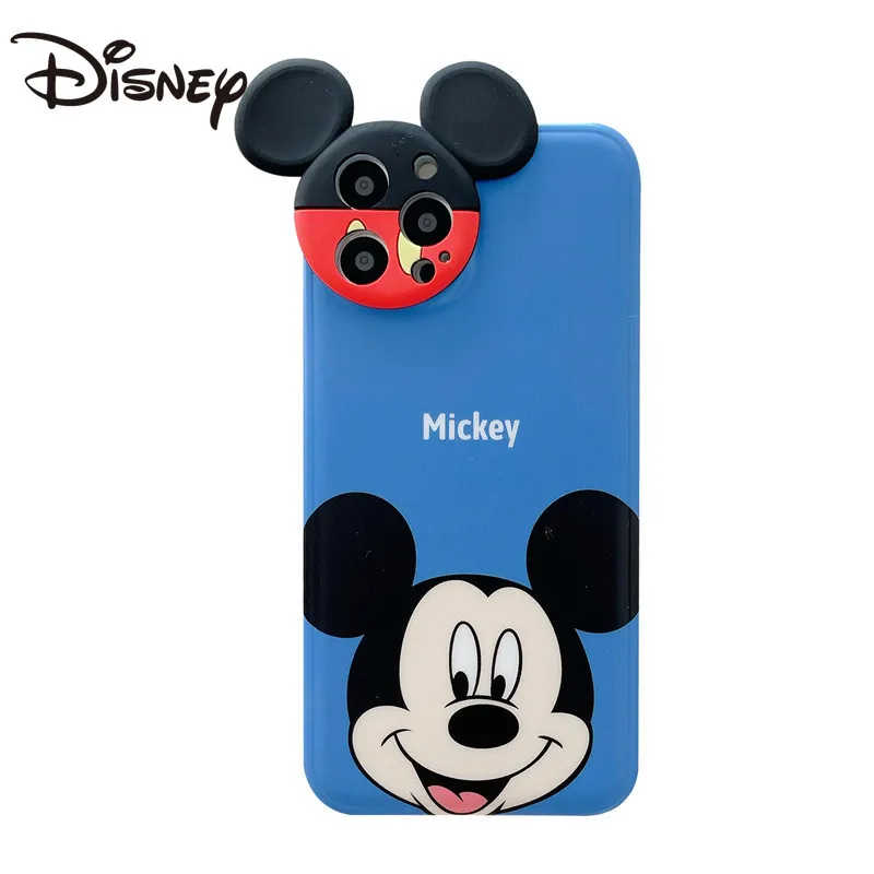 

Disney lens protection phone case for iphone 12 case X/Xs/XR//7/8Plus/SE/12/11Pro/12/Promax Mickey Minnie couple phone cover