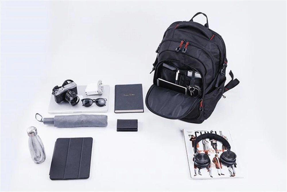 Xiaomi UREVO 25L Большой Вместительный мужской рюкзак, Мужская 15 дюймовая сумка для компьютера, водонепроницаемая дорожная сумка, многофункциональный рюкзак, сумка