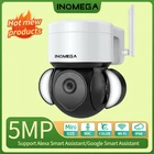 Умная Голосовая камера INQMEGA TUYA Alexa поддерживает домашнюю страницу Google, проводная и беспроводная веб-камера с двойным соединением, Водонепроницаемая CCTV