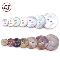 new 30pcslot natural shell sewing buttons color mother of pearl mop round shell 2 hole button garment sewing accessories diy