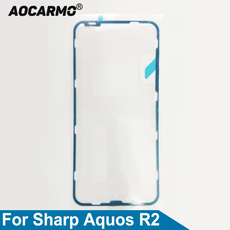 Aocarmo для Sharp Aquos R2 ЖК дисплей клейкий стикер передней рамы клейкая лента|Наклейки