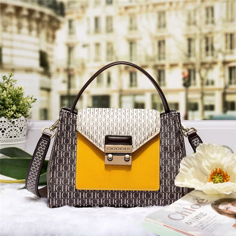 

CH Retro Female Bag 2021 New Fashion Large-capacity Shoulder Messenger Bag Famous Designer High Quality Women Purse and Handbags