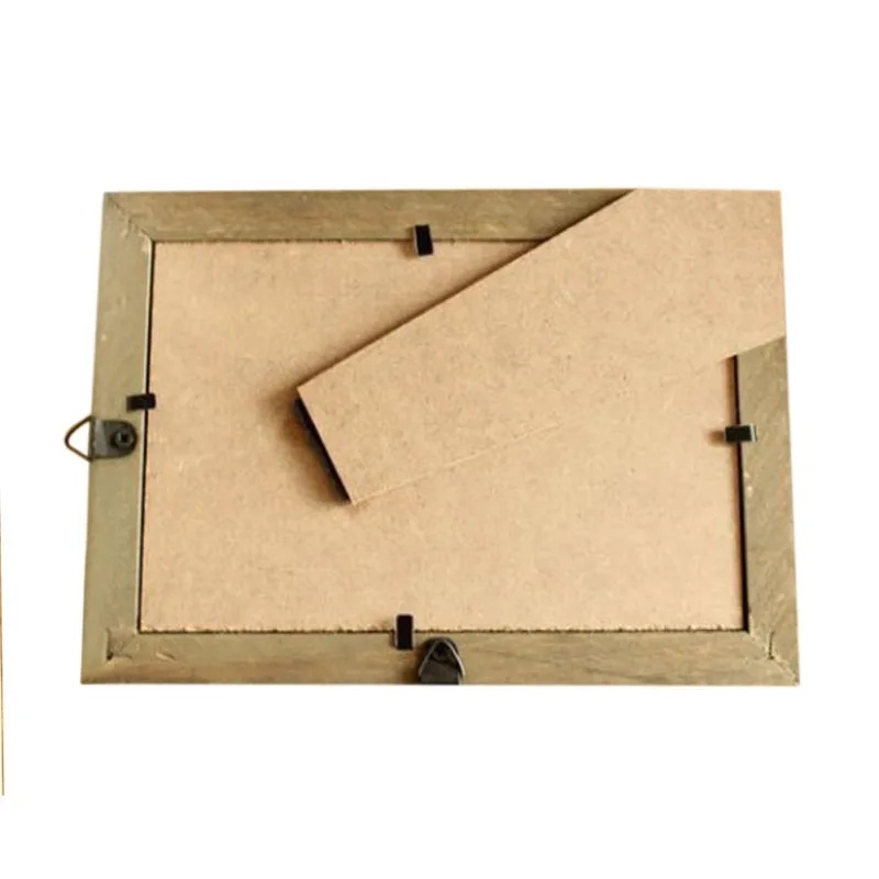 

5 inch Wooden Photo Frame Vintage Creative Diy Retro Photo Frame Home Decor European Wedding Family Casamento Pictures Frames