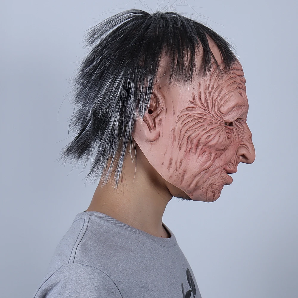 Маска на Хэллоуин маски дедушки мужские Олди старики косплей латексные лицо