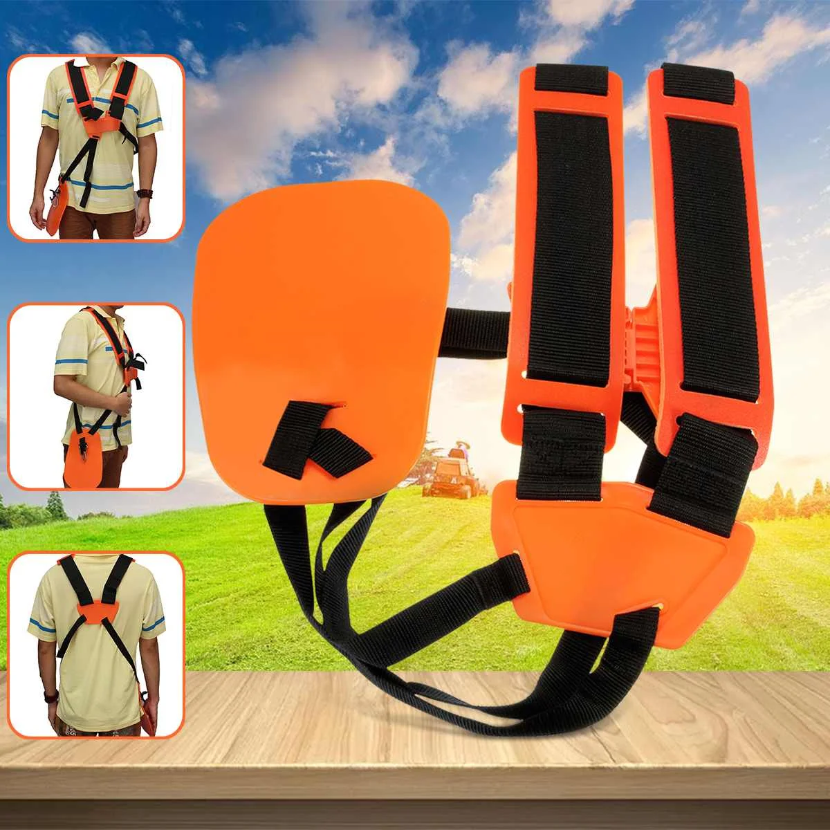 

Double Shoulder Strap Trimmer Lawn Mower Shoulder Strap for shrub cutters or garden mowers for Stihl for Husqvarna Homelite