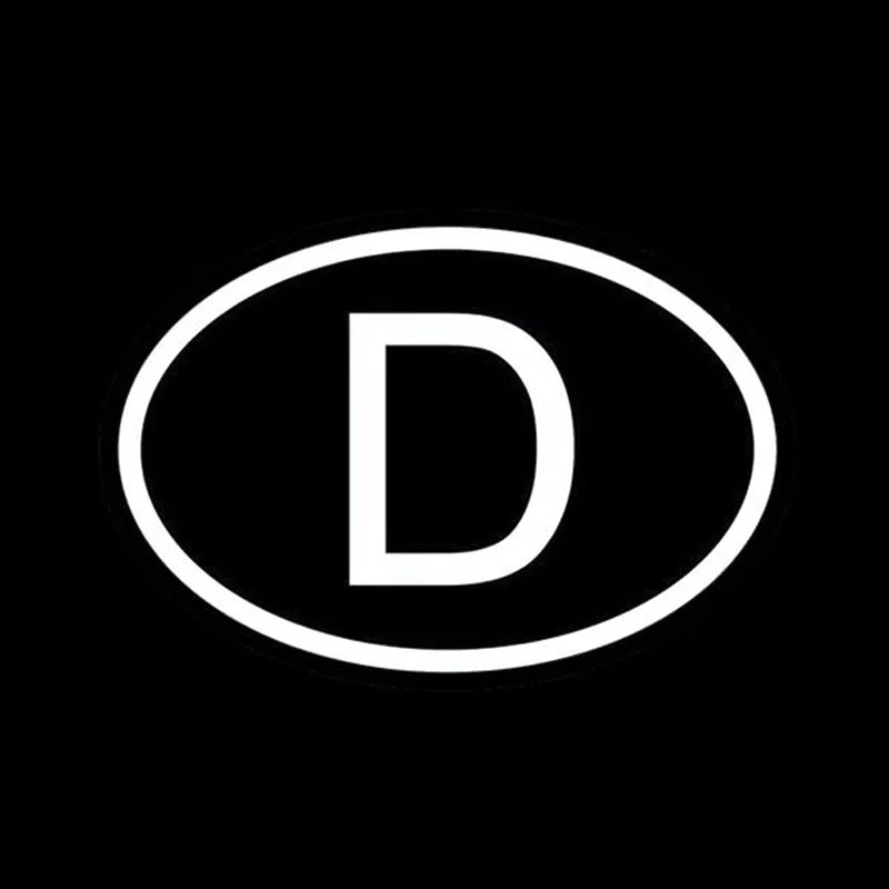 Оригинальные наклейки Volkrays D Германия страна код овальные автомобильные