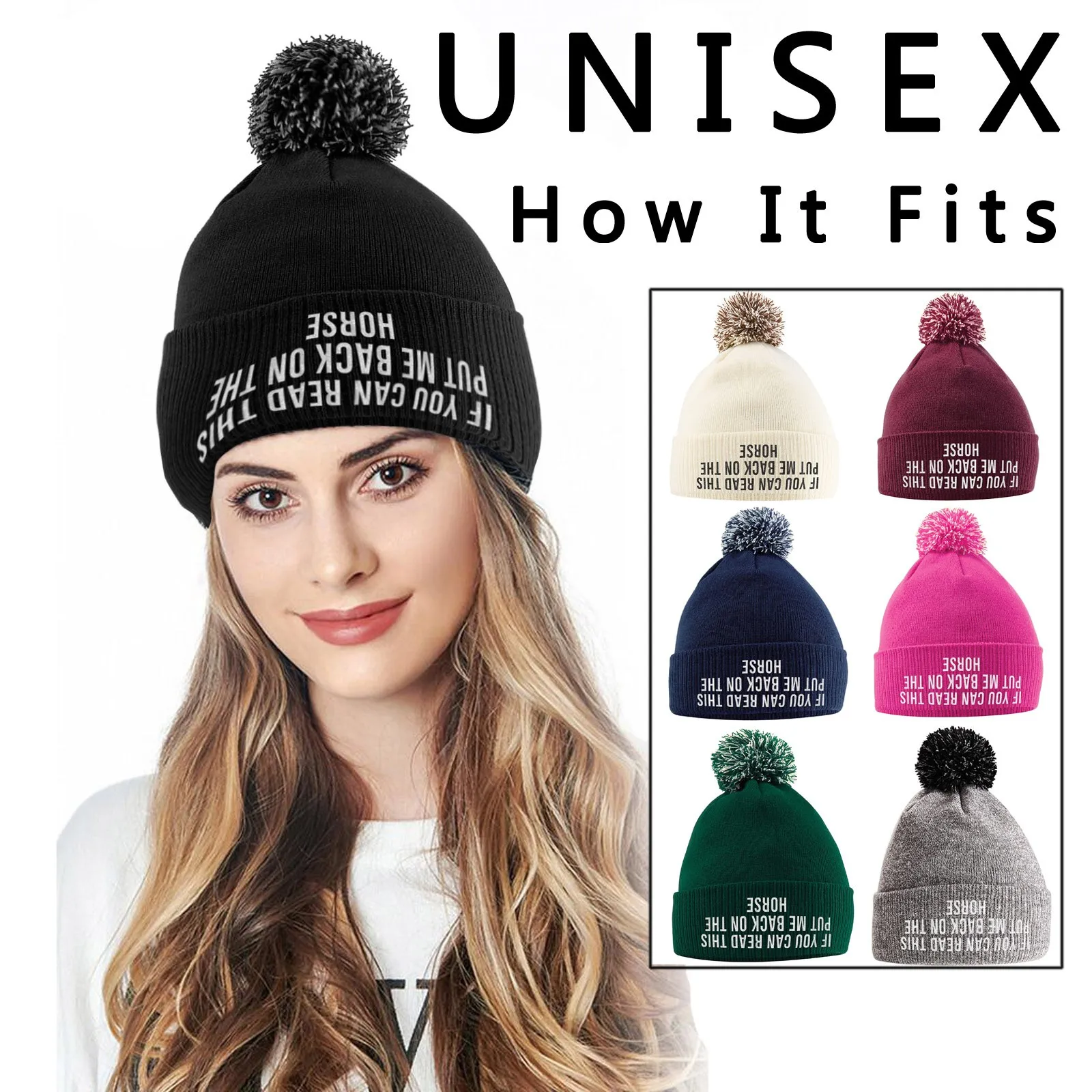 

Casual Womens Winter No Eaves Hairball Knitted Hat Warm Ear Protection Woolen Hat top selling Woolen fluffy Hat neck protector