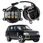 1 пара светодиодный туман светильник 30 Вт автомобильный передний бампер светодиодные противотуманные лампы DRL, желтый, белый, 12V для Land Rover Range Rover III внедорожник (лм) 2009 2010 2011 2012