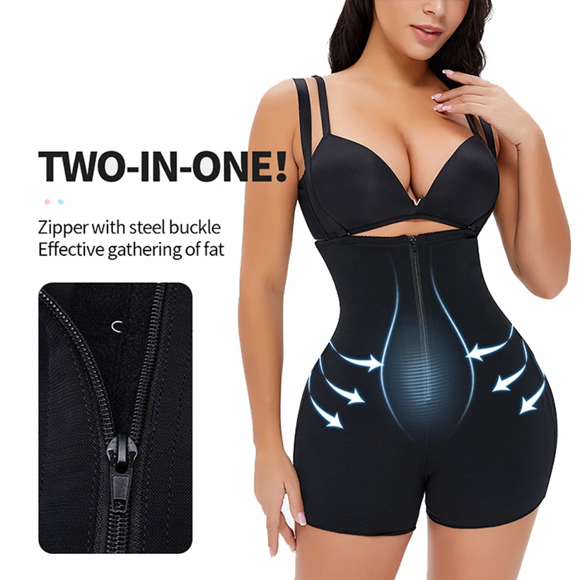 

Plus Size S-6XL Women Full Body Shapewear Underbust Slimming Mid Thigh Shaper Tummy Control Seamless Postpartum Body Girdle