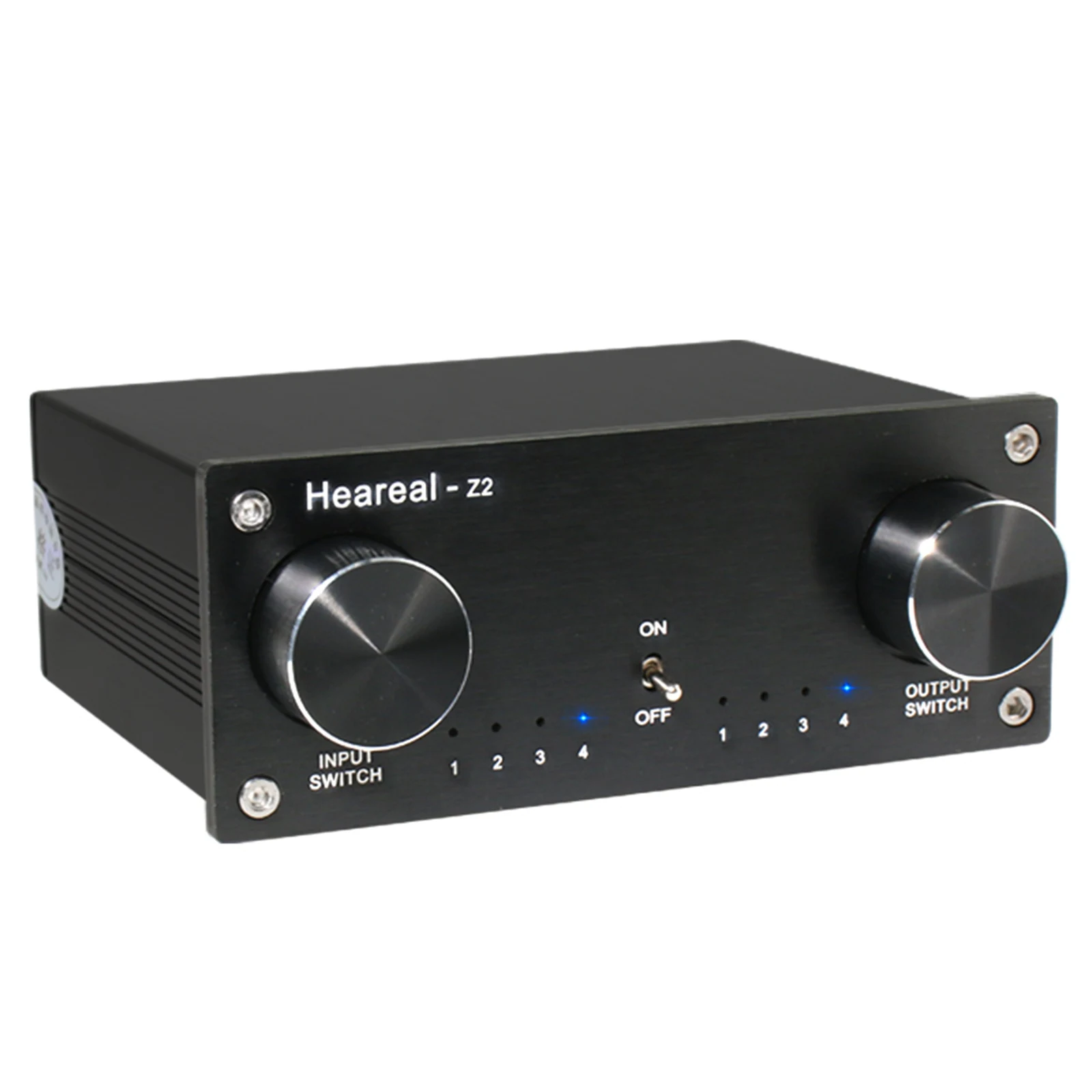 

Разветвитель аудио переключатель сигналов без потерь, 4 порта, 4 выхода, RCA, 12 в пост. Тока