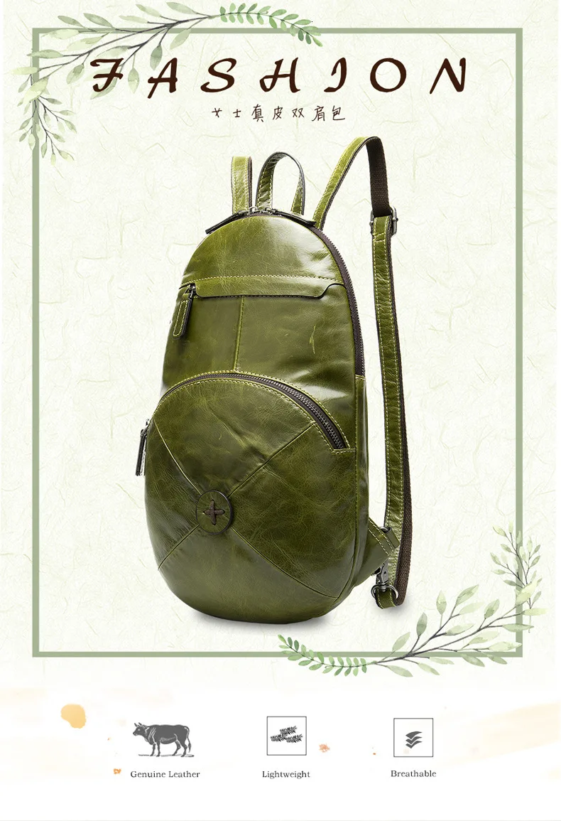 High Quality Women Backpack Genuine Leather Back Pack Famous Brand Shoulder Bag Women Travel Backpack mochila