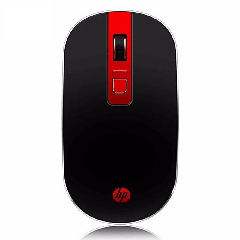 hp S4000 оптический USB 1600 dpi 2,4 ГГц Беспроводная мышь Mute mouse NANO приемник для настольного компьютера Laptp дропшиппинг - Цвет: Red HP-S4000