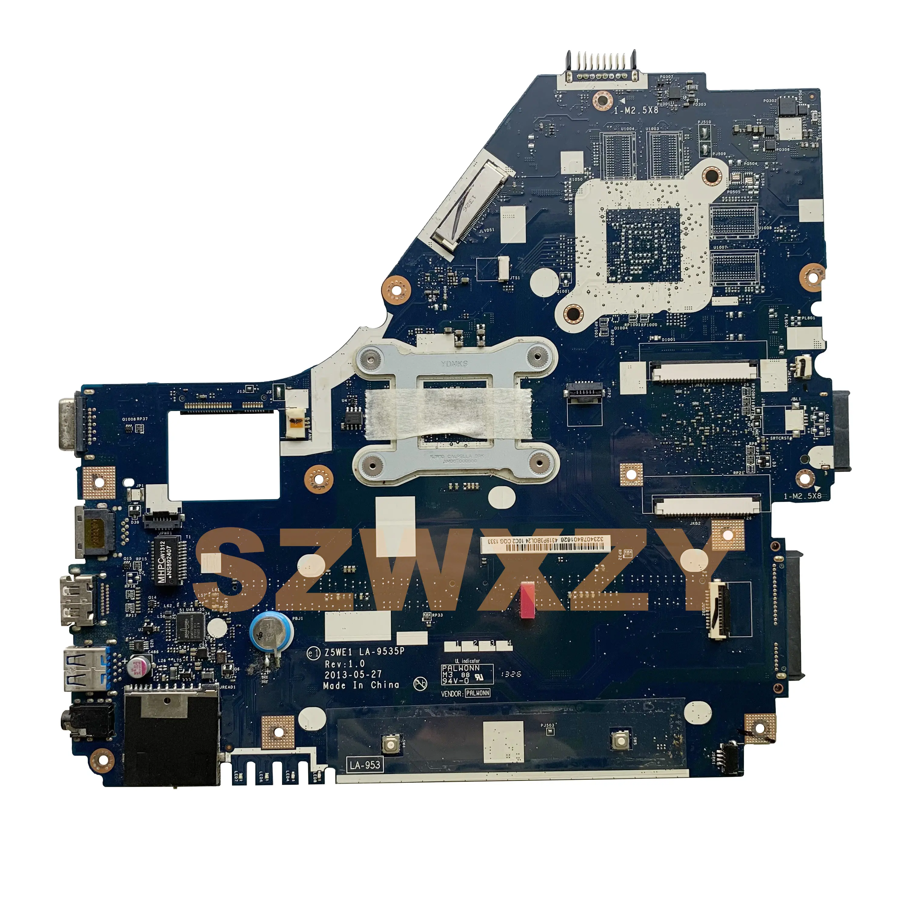 SZWXZY для Acer Aspire E1-530 материнская плата ноутбука с процессором SR0VQ 2117u NBMF011002 Z5WE1 LA-9535P